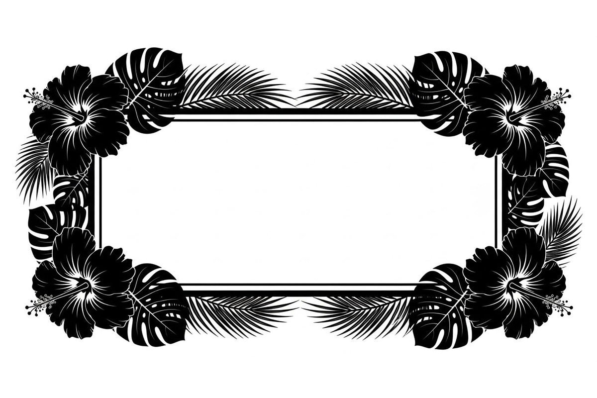 Floral Rectangle Frame SVG Bundle, an Illustration by jahid234 (Photo 4 of 31)