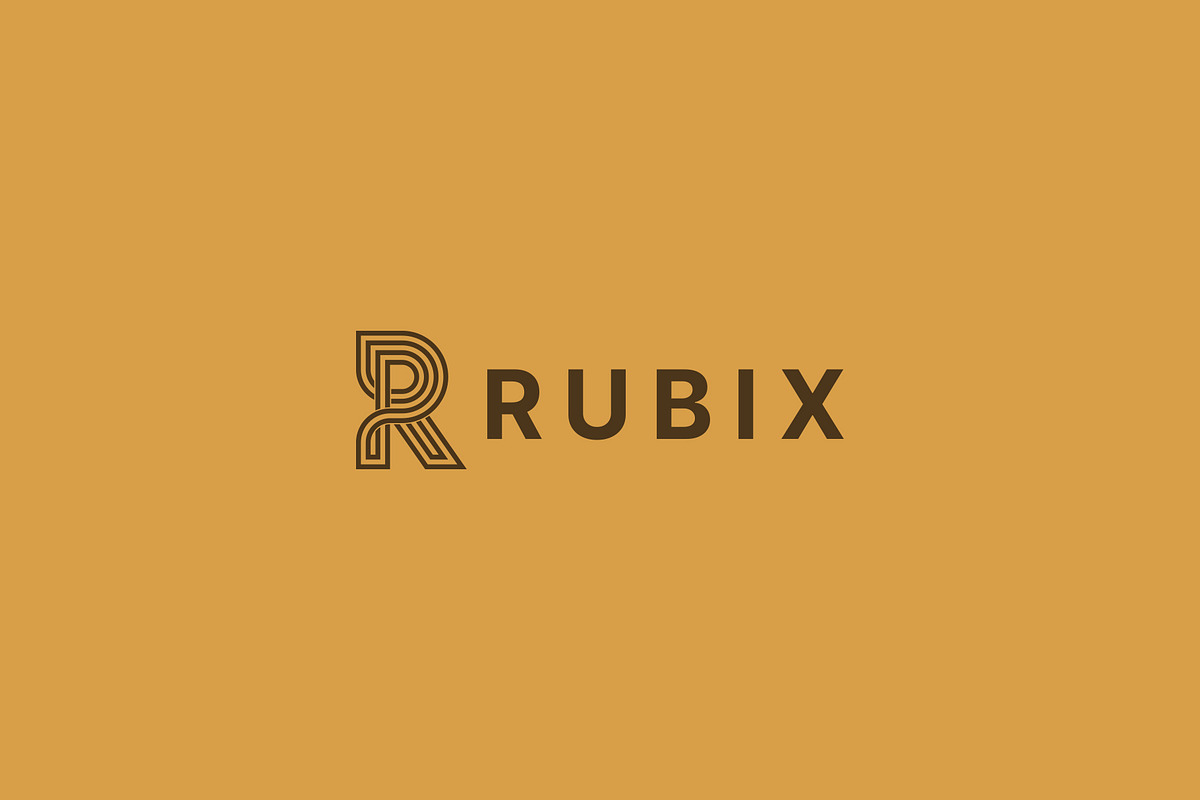 Letter R Logo Design Rubix, a Branding & Logo Template by Graplick (Photo 5 of 9)
