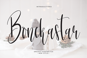 Bonekastar Script Font