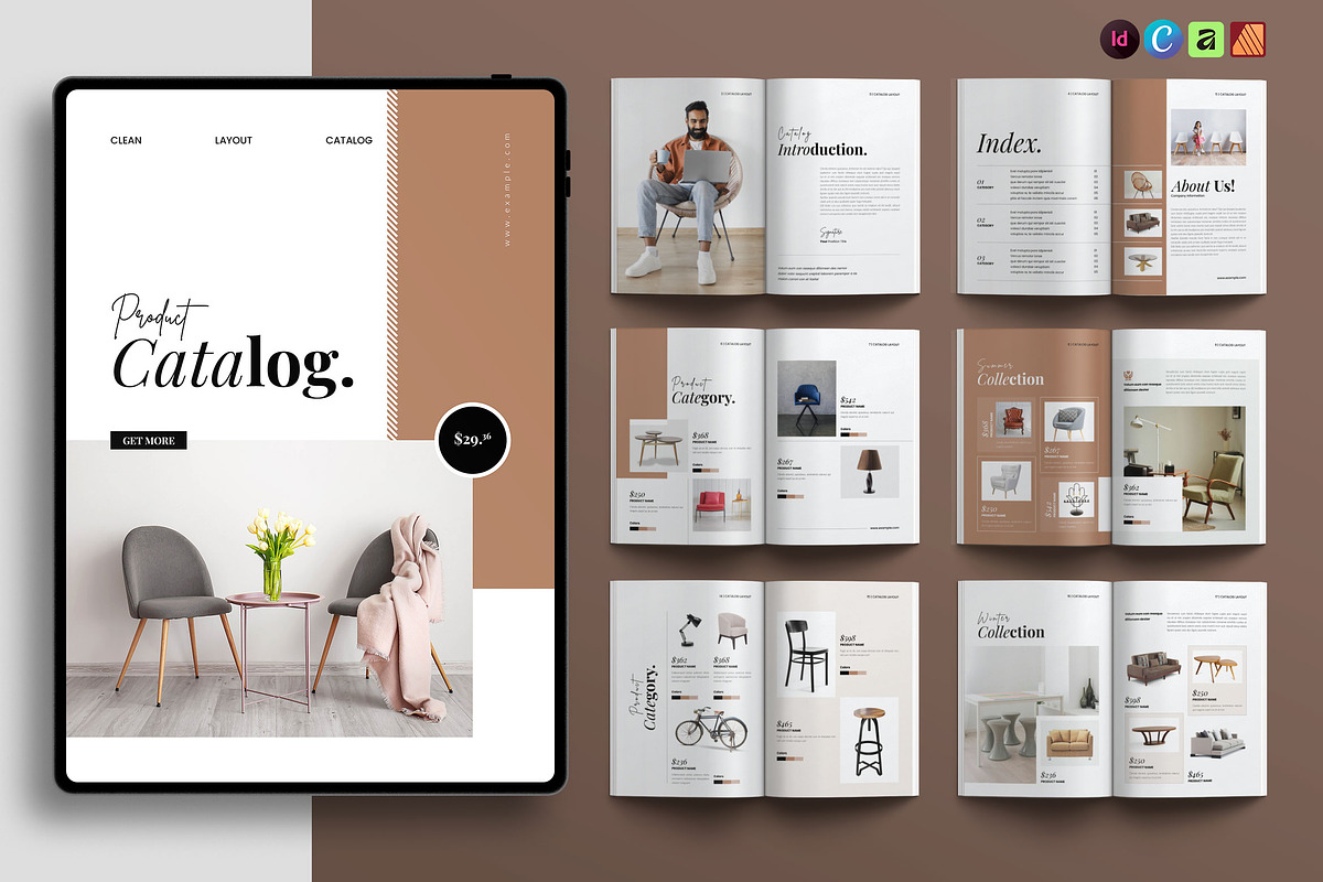 Product Catalog Brochure Template, a Brochure Template by NorthPeak (Photo 1 of 12)