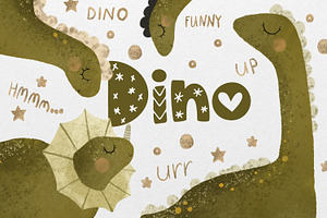 Dino, dinosaur clipart, an Animal Illustration by the_myro
