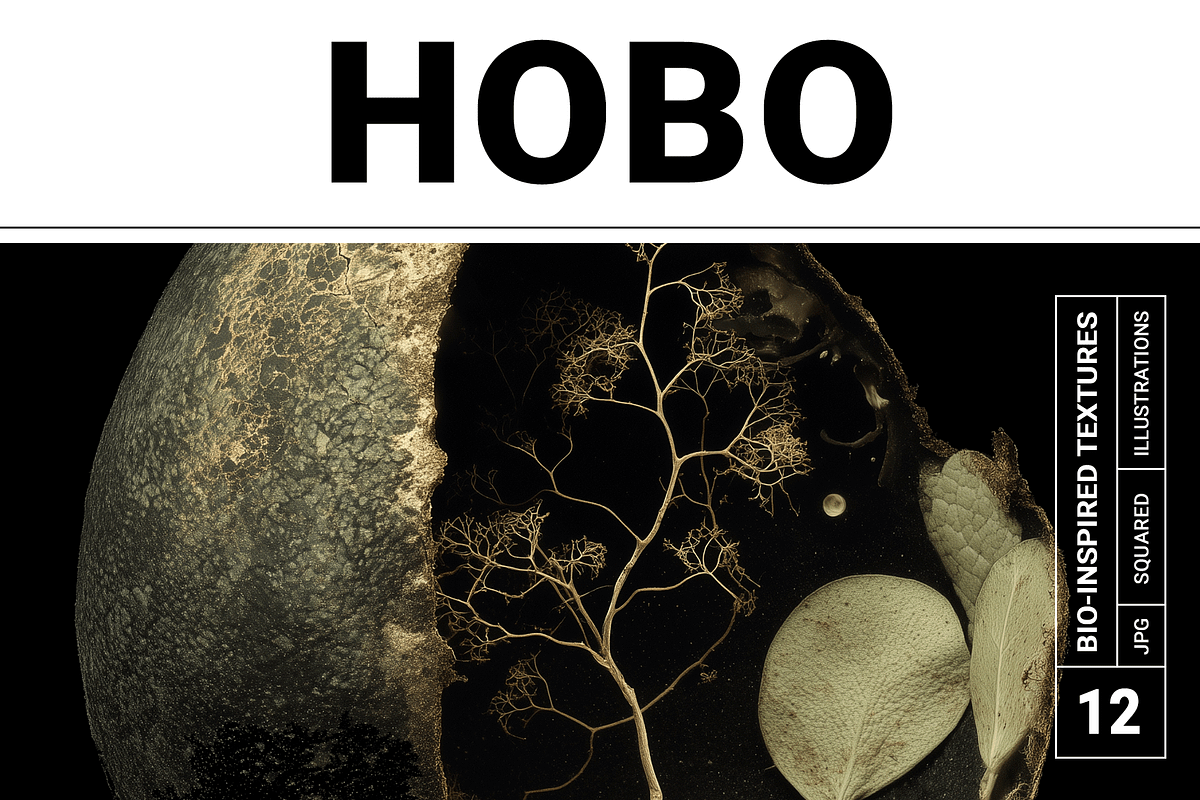 Hobo Co. Bio Textured Illustrations, a Texture Illustration by milatovar (Photo 1 of 15)