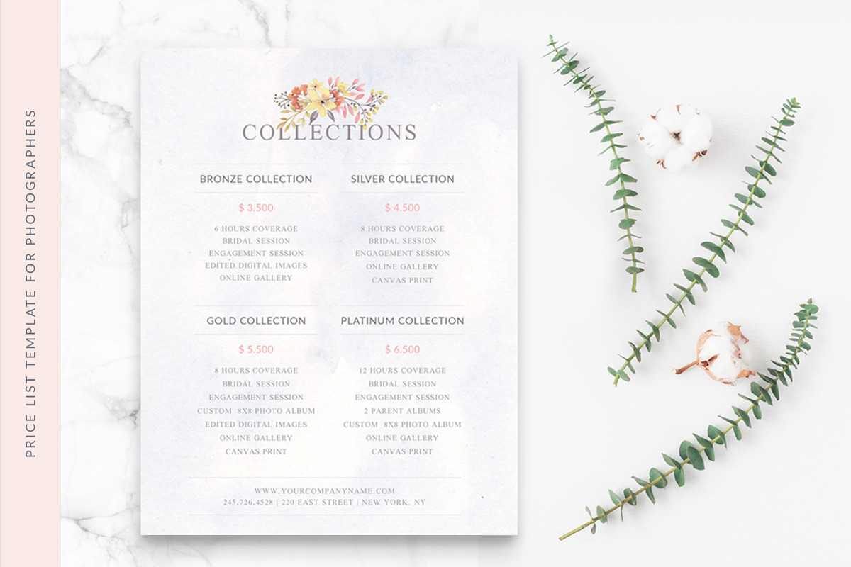Wedding Photographer Price List, a Stationery Template by beart-templates (Photo 2 of 2)