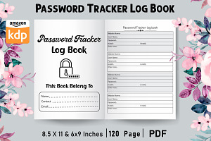 Password Tracker Log Book