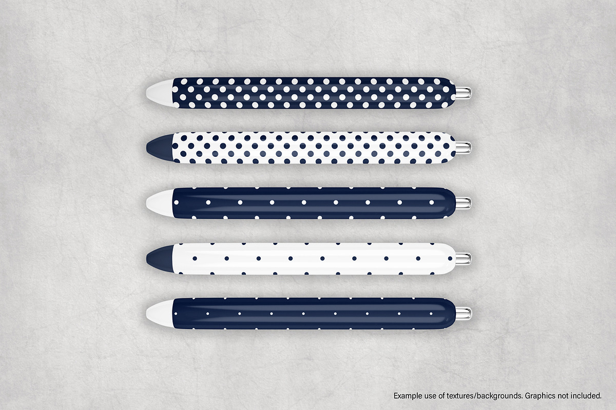 Navy and White Polka Dots, a Pattern Graphic by Julie Campbell (Photo 10 of 10)