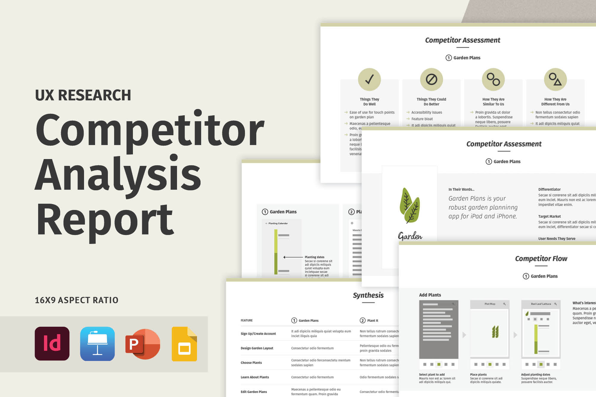 Competitive Analysis Report | Tech