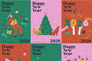 Digital Christmas. 24 Scenes., a Seasonal Illustration by Andrew Kras Design (Thumbnail 2 of 8)