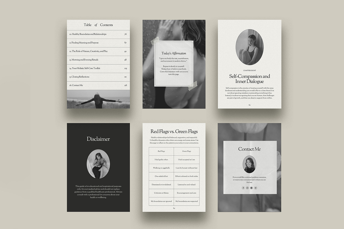 Holistic Coach Ebook - Canva, a Magazine Template by Willoe Studio (Photo 9 of 10)