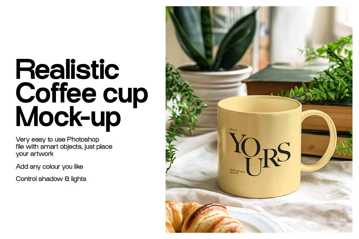 Coffee Cup Mockup, a Cups & Container Mockup by Nothing Fancy Mockups (Photo 2 of 4)