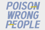 Bergins Slitscan, a Sans Serif Font by Craft Supply Co. (Thumbnail 6 of 8)