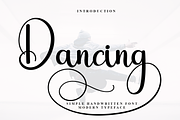 Dancing, a Script Font by InermediaSTUDIO (Thumbnail 1 of 7)