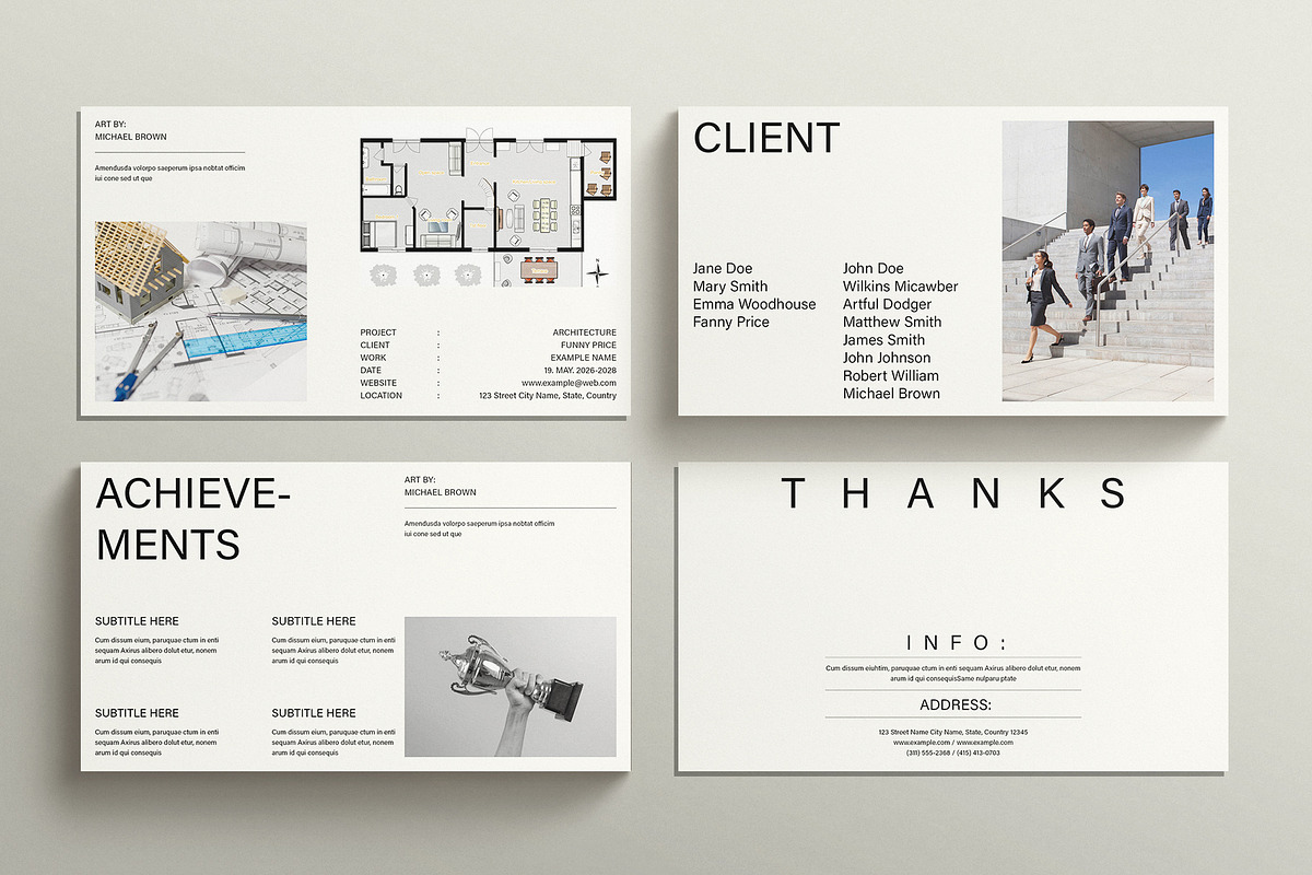 Architecture Presentation Template, a Presentation Template by E-Type (Photo 6 of 6)