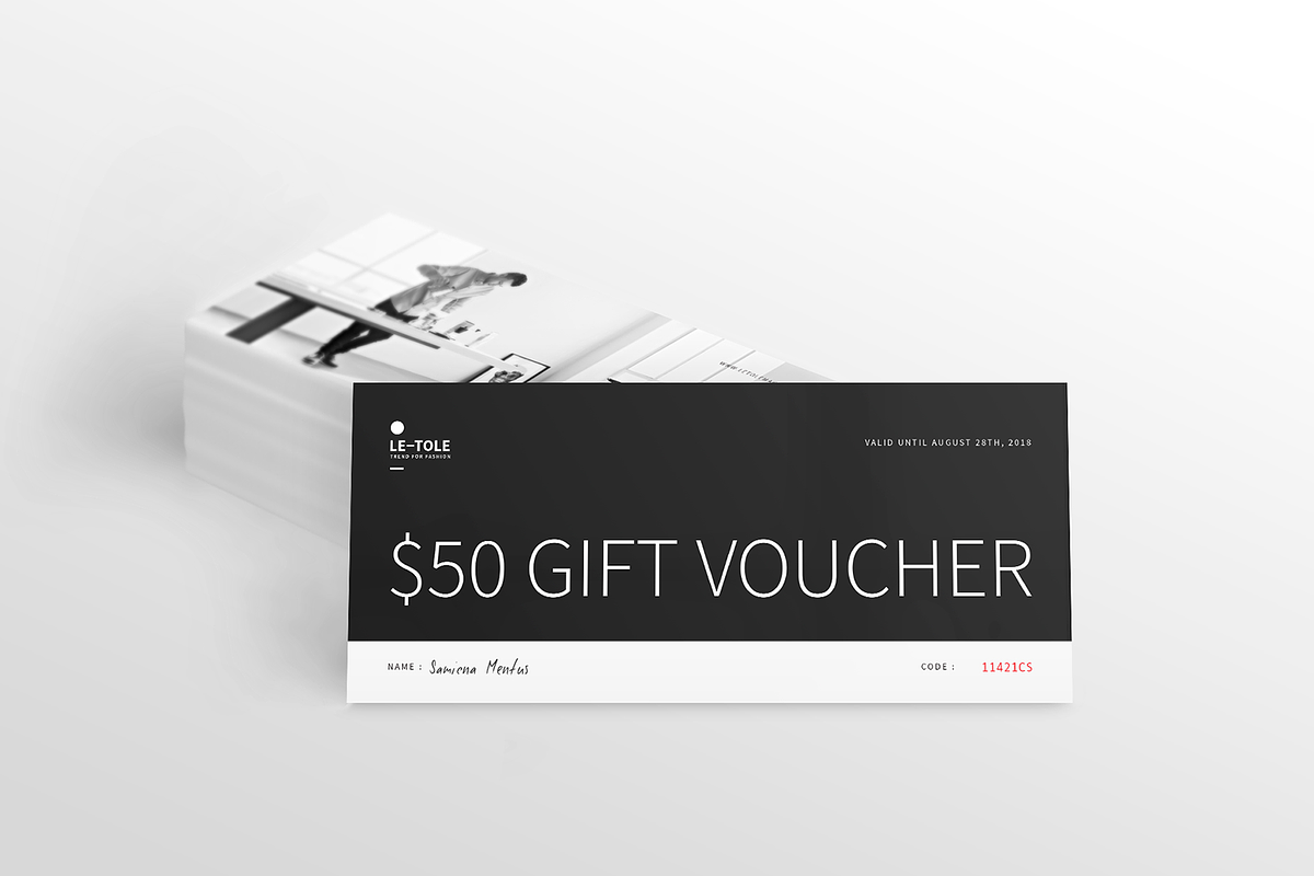 Gift Voucher, a Card Template by BOXKAYU (Photo 4 of 8)