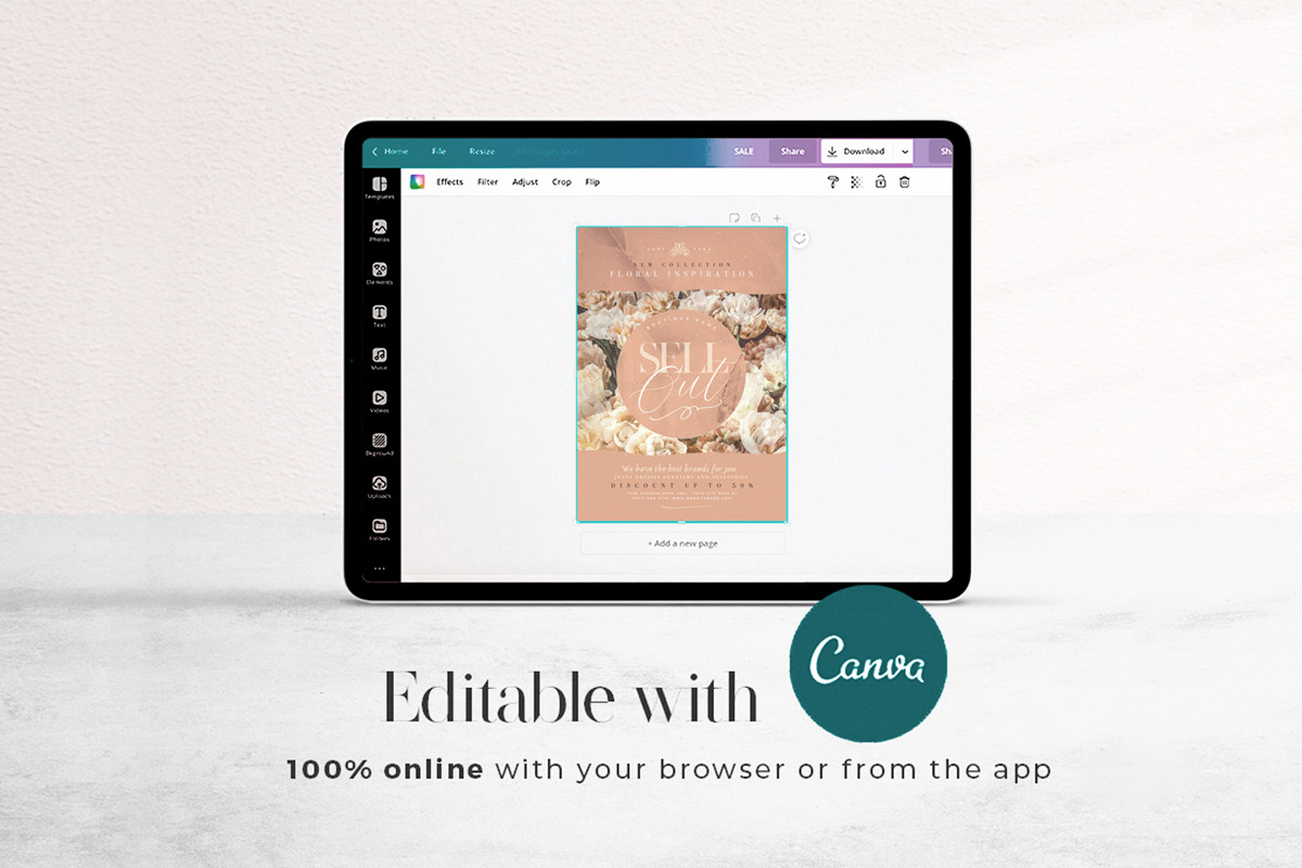 Sell Out - Social Media Pack + Flyer, a Social Media Template by Touringxx Creative Studio (Photo 9 of 9)