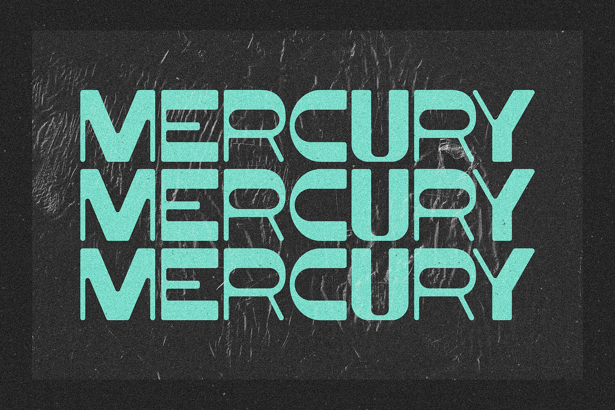 MERCURY Font, a Sans Serif Font by Cameron Humphries (Photo 1 of 9)