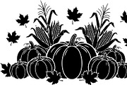 Thanksgiving Harvest Silhouette, an Illustration by Creativeshirt (Thumbnail 17 of 51)