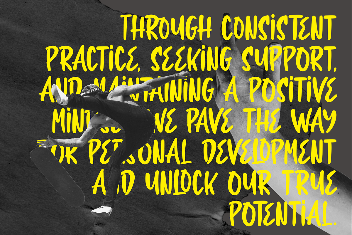 Overglows - Bold Brush Font, a Handwritten Font by Enxyclo Studio (Photo 7 of 14)