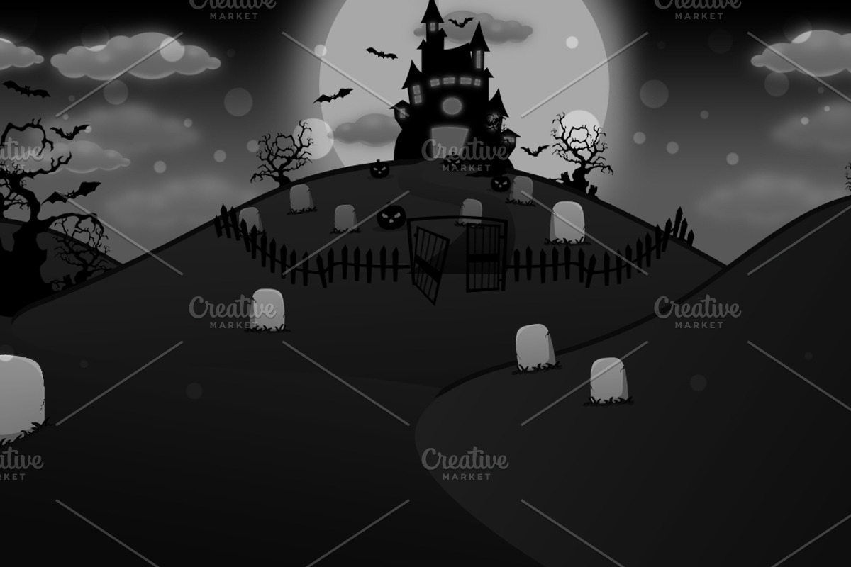 Cartoon Ghosts, an Illustration by DesignWolf (Photo 2 of 3)