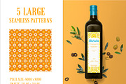 Spanish Hand-Painted Azulejo Tiles, a Pattern Graphic by La Caleya patterns (Thumbnail 6 of 7)