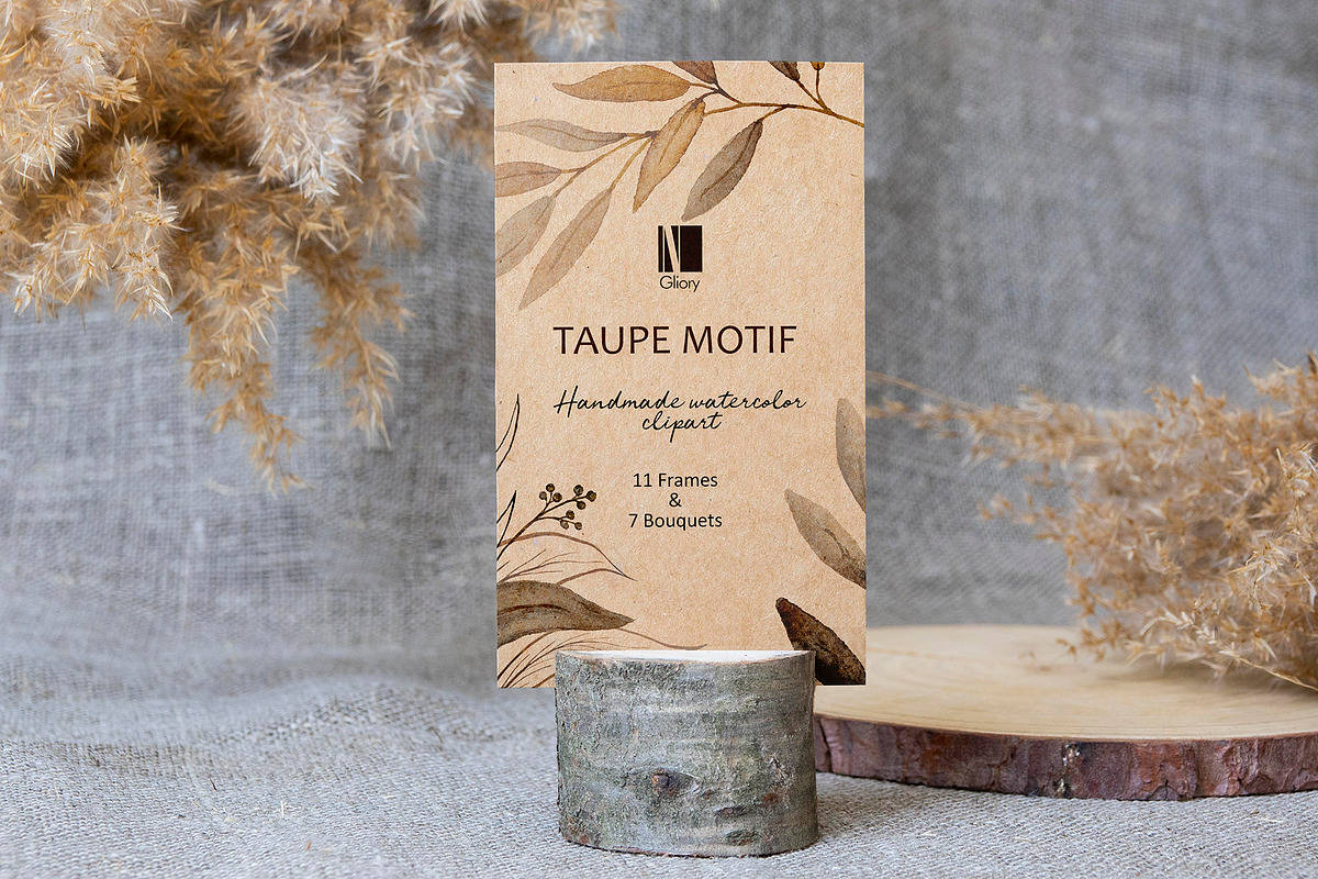 TAUPE MOTIF | frames & bouquets, an Illustration by NGliory (Photo 5 of 7)