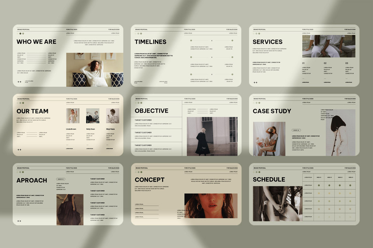 Brand Proposal Presentation Template, a Presentation Template by Dream-Lab (Photo 3 of 4)