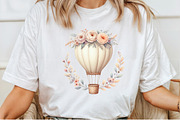 Hot Air Balloon Png, Pastel Balloons, an Illustration by Pixels.Craft (Thumbnail 6 of 7)