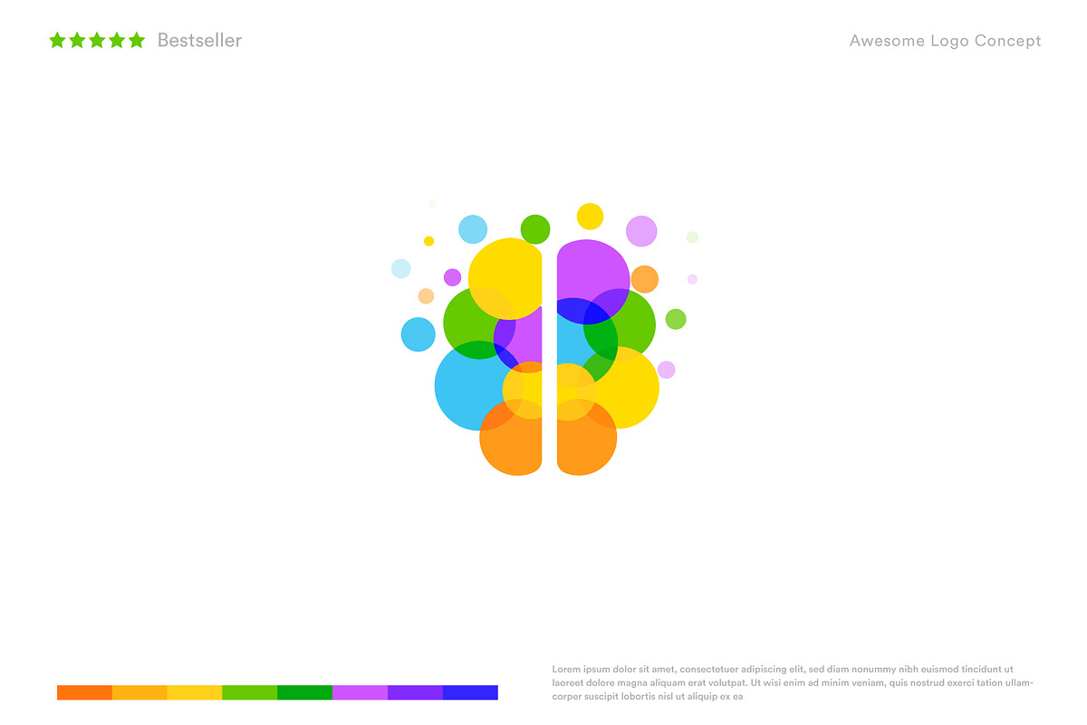 Colorful Brain Logo, a Branding & Logo Template by Artyway Logo (Photo 1 of 4)