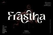 Frastha - Unique Display Serif Font, a Font by Ekahermawan (Thumbnail 1 of 15)