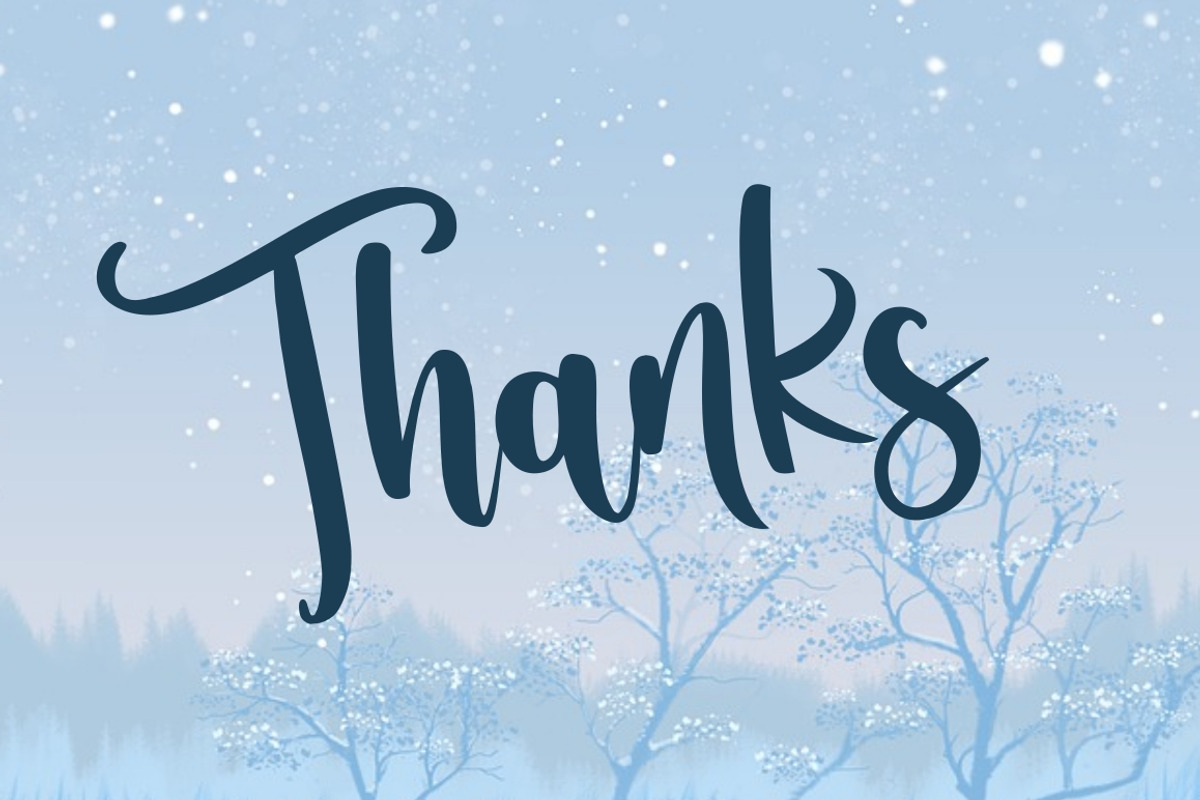 Snowtimes | A Bouncy Handwritten, a Script Font by Rissyletter Studio (Photo 9 of 9)