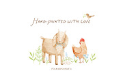 Summer in the countryside clipart, a Decorative Illustration by polikarpovaart (Thumbnail 19 of 19)