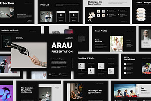 Arau : AI Keynote, a Presentation Template by Punkl Camp