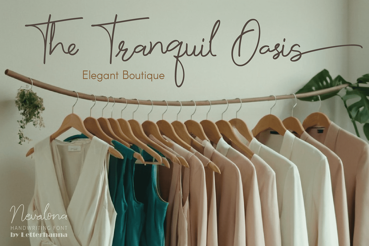 Nevalona Font, a Handwritten Font by Letterhanna Studio (Photo 5 of 16)