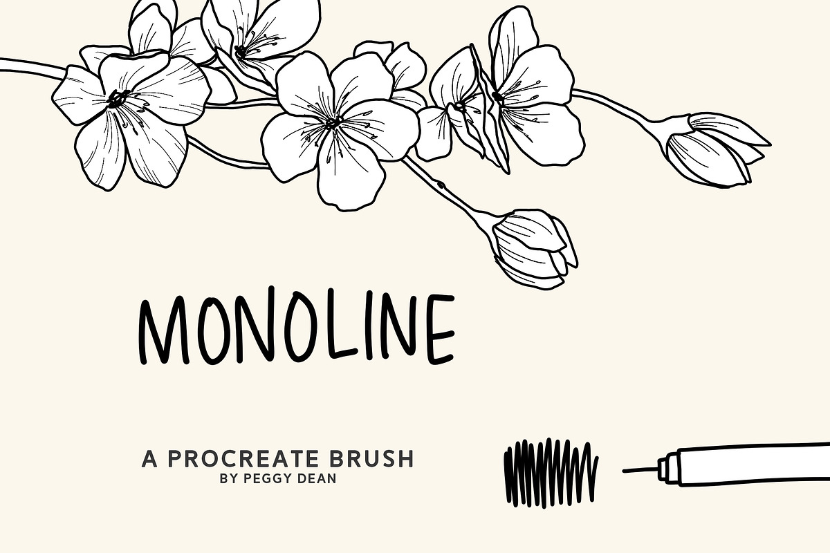 10 Drawing Ink Procreate Brushes, a Brush Add-On by The Pigeon Letters (Photo 10 of 13)