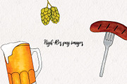 Oktoberfest Watercolor Graphics, an Illustration by Kileen Nicole Art (Thumbnail 3 of 5)