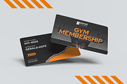 Gym Center - Membership Card, a Card Template by StreaksideStd (Thumbnail 2 of 3)