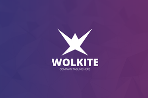 PS Wolkite W Letter Logo Template