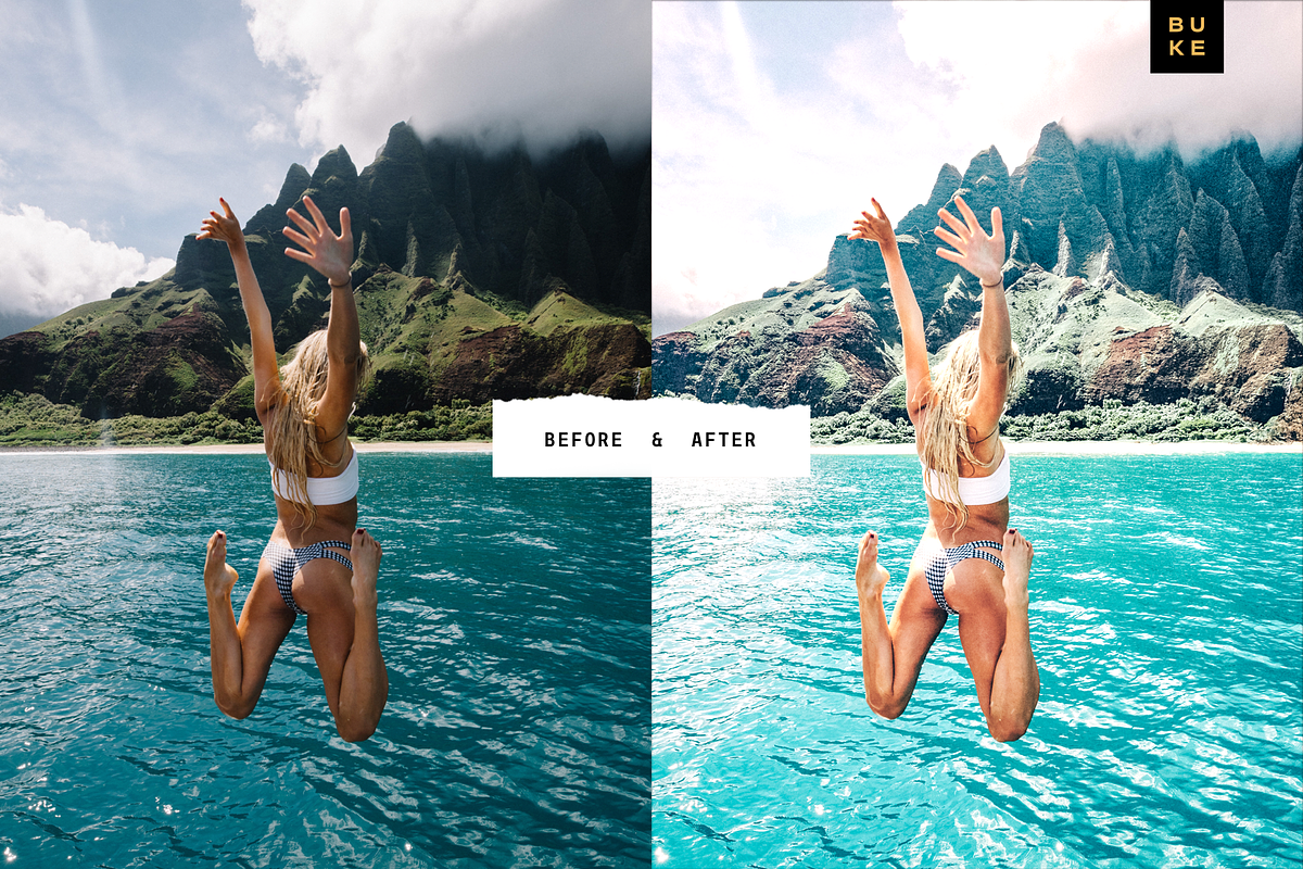 Tropical Lightroom Presets Bundle preview 5