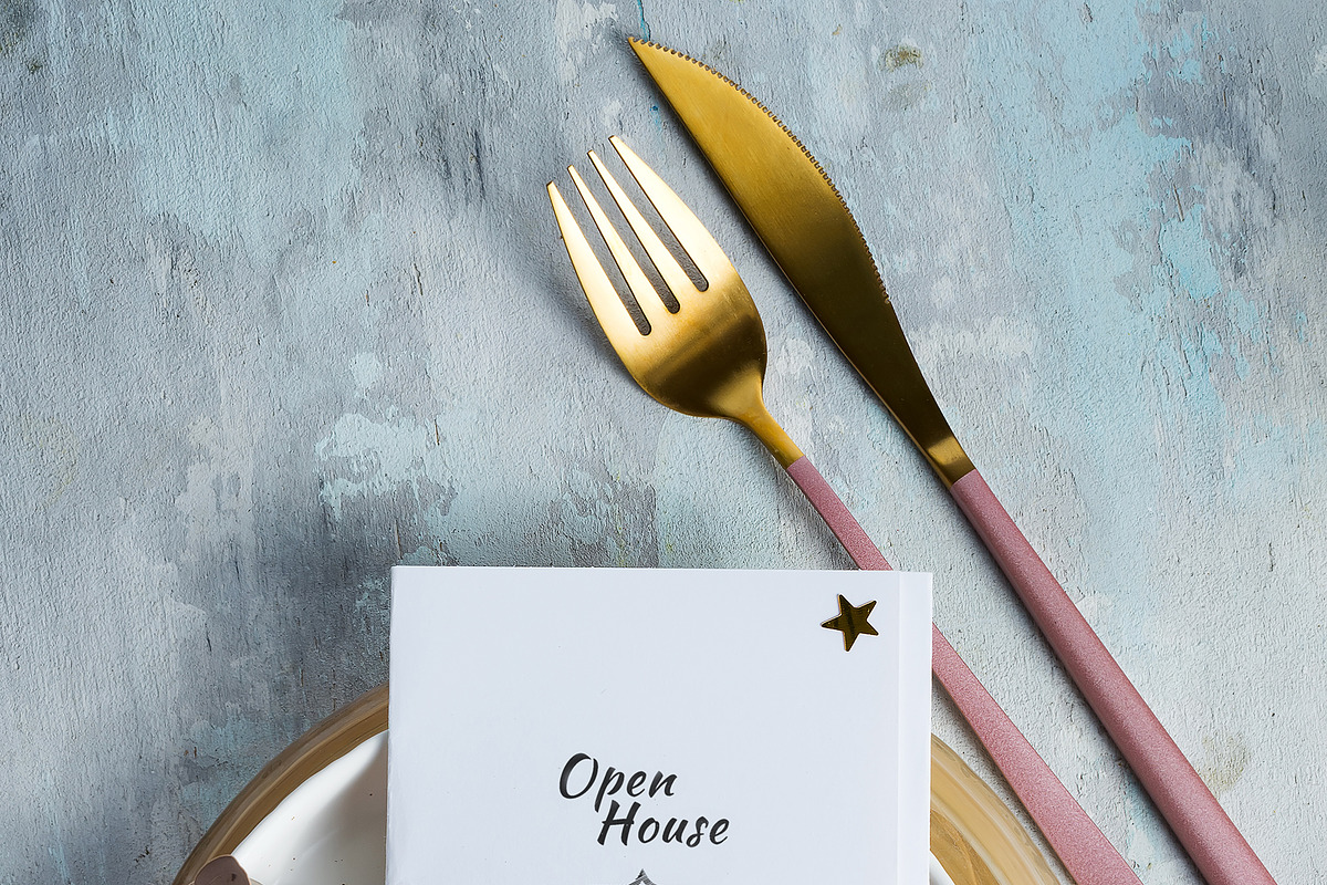 Menu Event Mockups Bundle, a Brochure Template by YuMyart (Photo 8 of 12)