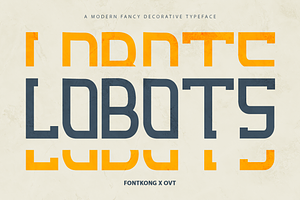 Lobots-Modern Fancy Decorative Font