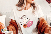 Funny Halloween Ghost Clipart Bundle, a Graphic by FatCat_Design (Thumbnail 3 of 6)
