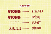 Baloon Everyday - Layered Font, a Sans Serif Font by Arterfak Project (Thumbnail 6 of 13)