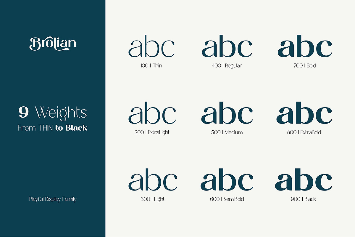 Brolian - Elegant Sans Serif Font, a Sans Serif Font by Ekahermawan (Photo 3 of 12)