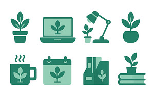 Creative workspace design featuring, an Object Illustration by ZinetroN