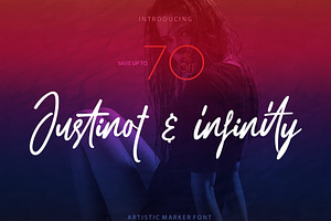 Justinot Infinity Marker Font