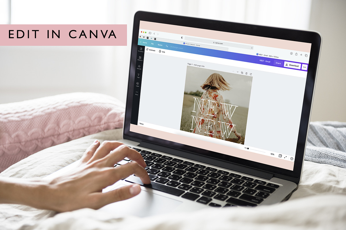 Bohemian Minimalist Email Template, an Email Template by KikiBunnyCreative (Photo 4 of 7)