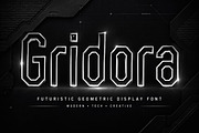 Gridora, a Slab Serif Font by Wow Magic (Thumbnail 1 of 4)
