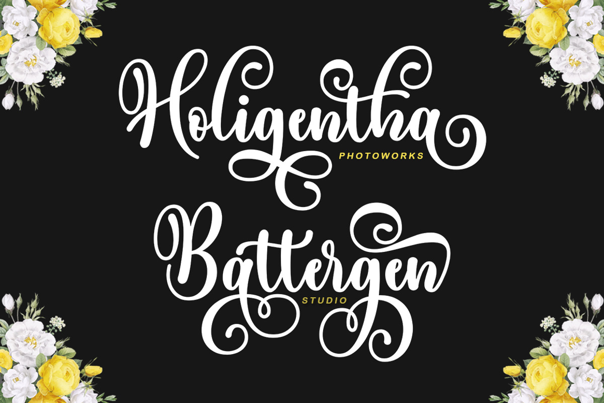 Family Holiday, a Script Font by IRF Lab Studio (Photo 2 of 6)