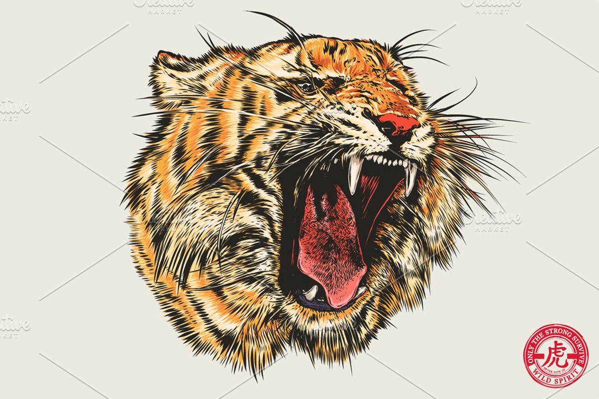 WILD SPIRIT - Vector illustrations, an Animal Illustration by Artistic & Unique (Photo 4 of 8)
