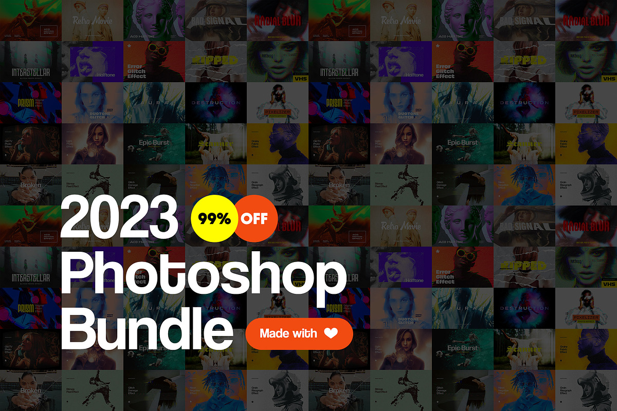 2023 Photoshop Bundle, a Layer Style Add-On by pixelbuddha.net (Photo 1 of 28)
