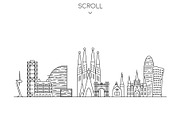 Collection of 14 cities skylines, an Illustration by GlebTagirov (Thumbnail 4 of 9)